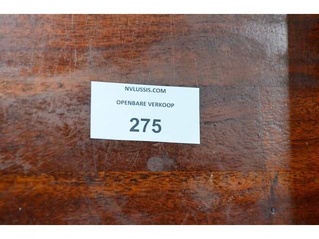 Flatscreen plasma tv samsung met afstandsbediening, houten kast laag model met 5 laden en 2 deuren afm. 150x45x90cm (18,21) - afbeelding 5 van  6