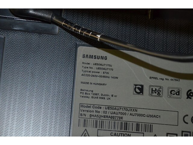 Flatscreen samsung ue50au7170u zonder kabel - afbeelding 6 van  6