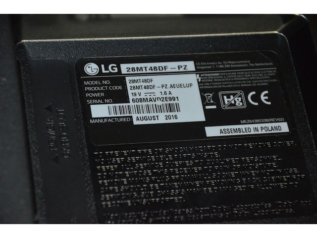 Flatscreen tv lg 28mt48df met afstandsbediening, blu-ray lg, blu-ray 3d samsung - afbeelding 7 van  7