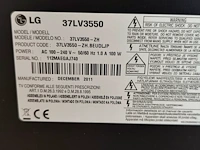 Flatscreen tv lg 37lv3550 zonder afstandsbediening (gebruikt en getest) - afbeelding 6 van  6