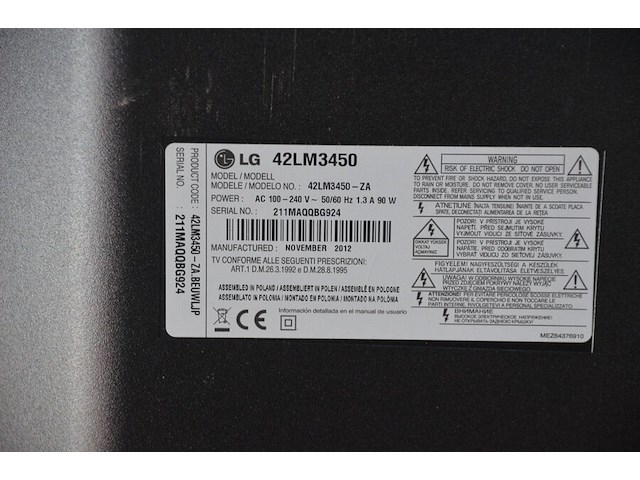 Flatscreen tv lg 42lm3450-za - afbeelding 6 van  7