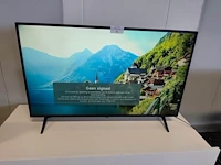 Flatscreen tv lg 43nano756pa zonder afstandsbediening, wit gelakte ladenkast met 4 laden 130x50x80 (vertoont lichte gebruikssporen) - afbeelding 2 van  9