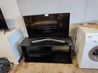 Flatscreen tv samsung curved ue40ku6100w, zonder afstandsbediening (gebruikt en getest), modern tv meubel met 3 leggers