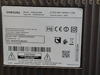 Flatscreen tv samsung curved ue40ku6100w, zonder afstandsbediening (gebruikt en getest), modern tv meubel met 3 leggers - afbeelding 6 van  9