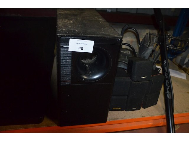 Flatscreen tv sony, flatscreen tv philips, 7 speakers bose, subwoofer bose, fietspomp, fietsstoeltje - afbeelding 6 van  9