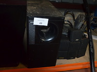 Flatscreen tv sony, flatscreen tv philips, 7 speakers bose, subwoofer bose, fietspomp, fietsstoeltje - afbeelding 6 van  9