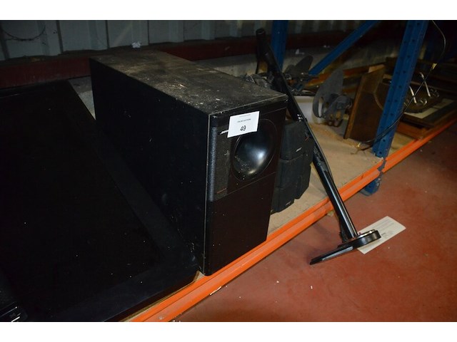 Flatscreen tv sony, flatscreen tv philips, 7 speakers bose, subwoofer bose, fietspomp, fietsstoeltje - afbeelding 8 van  9