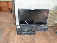 Flatscreen tv sony kdl-40w2000 met afstandsbediening, radio philips d8478, radio philips d8072