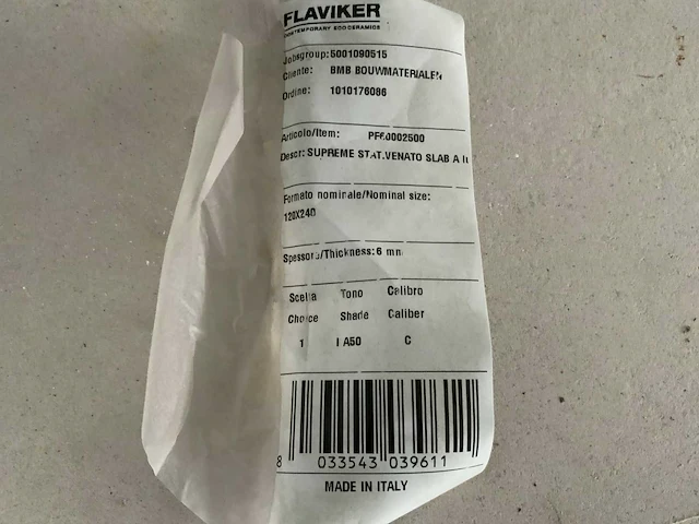Flaviker keramische wandtegel (6x) - afbeelding 4 van  4