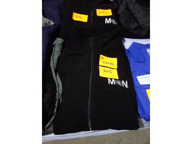 Fleece trui met rits - maat xxxxl - afbeelding 1 van  1