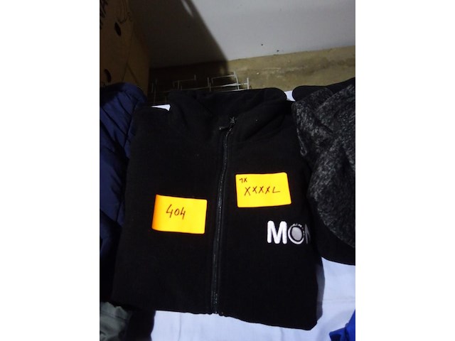 Fleece trui met rits - maat xxxxl - afbeelding 1 van  1