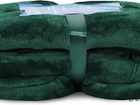 Fleecedeken 150x200cm groen - afbeelding 3 van  7