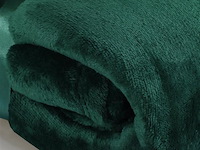 Fleecedeken 150x200cm groen - afbeelding 4 van  7