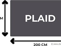 Fleecedeken 150x200cm zwart - afbeelding 4 van  7