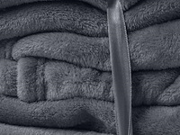 Fleecedeken 150x200cm zwart - afbeelding 5 van  7