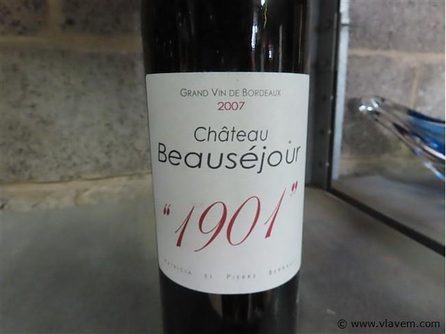 Fles 0,75 liter "château beauséjour" - afbeelding 2 van  4