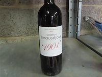 Fles 0,75 liter "château beauséjour" - afbeelding 1 van  4