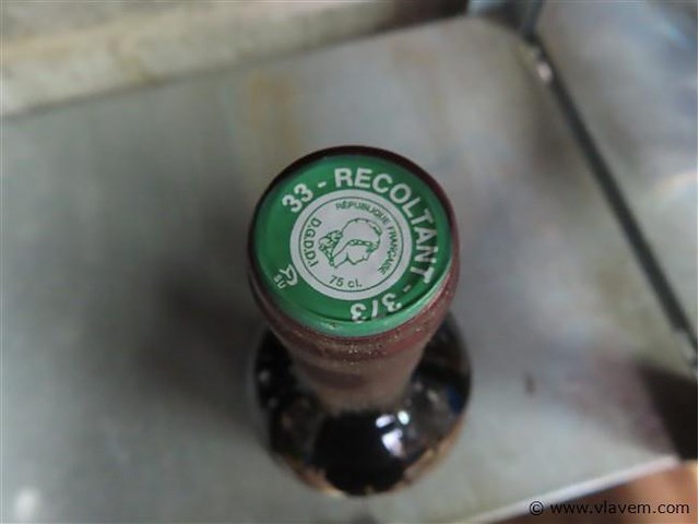 Fles 0,75 liter "château beauséjour" - afbeelding 4 van  4