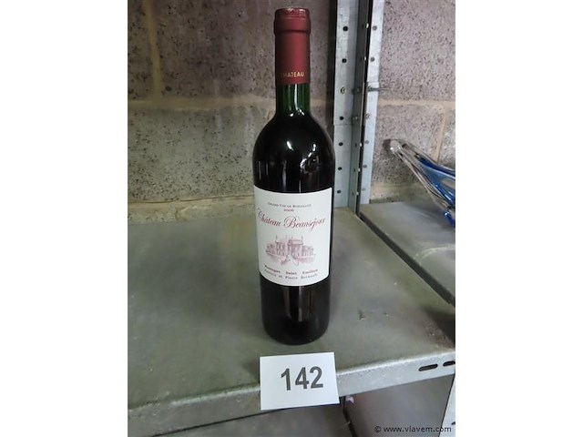 Fles 0,75 liter "château beauséjour" - afbeelding 1 van  4