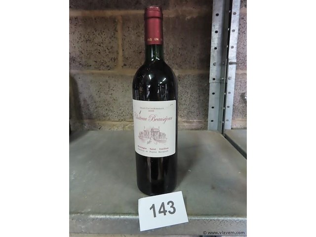 Fles 0,75 liter "château beauséjour" - afbeelding 1 van  4