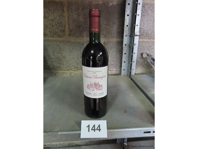 Fles 0,75 liter "château beauséjour" - afbeelding 1 van  4