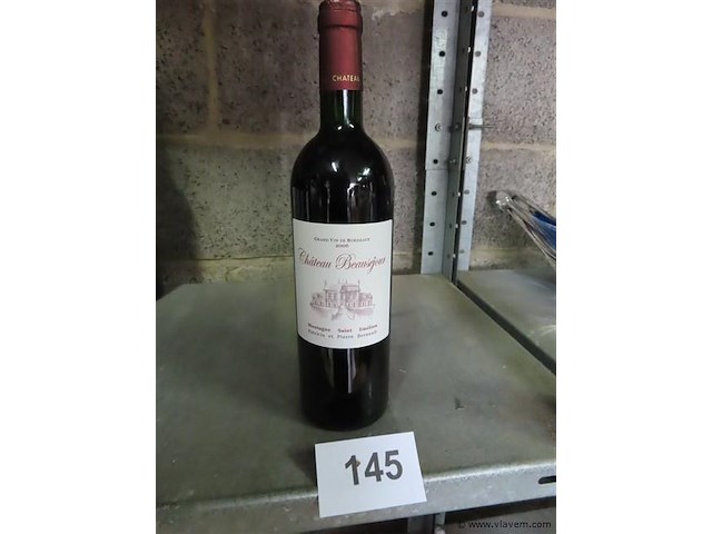 Fles 0,75 liter "château beauséjour" - afbeelding 1 van  4