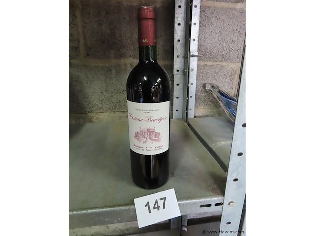 Fles 0,75 liter "château beauséjour" - afbeelding 1 van  4