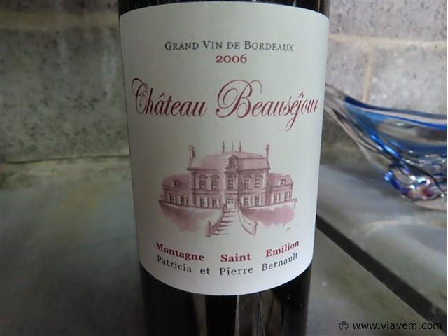 Fles 0,75 liter "château beauséjour" - afbeelding 2 van  4