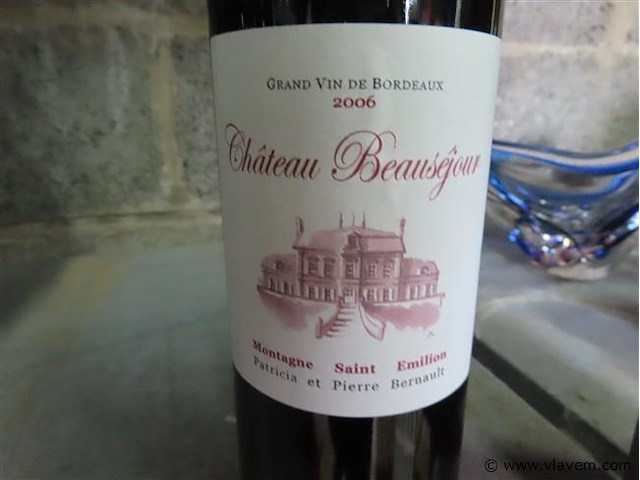 Fles 0,75 liter "château beauséjour" - afbeelding 2 van  4