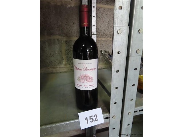 Fles 0,75 liter "château beauséjour" - afbeelding 1 van  4