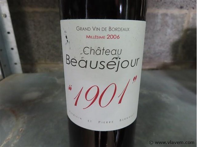 Fles 0,75 liter "château beauséjour" - afbeelding 2 van  4