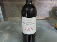 Fles 0,75 liter "château beauséjour" - afbeelding 1 van  4