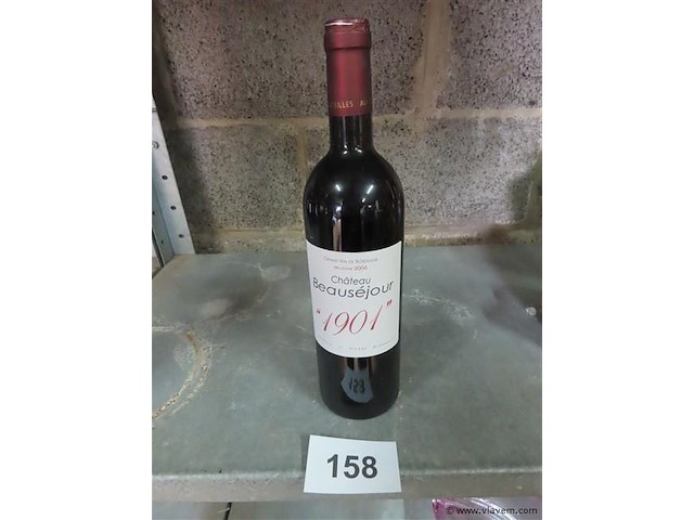 Fles 0,75 liter "château beauséjour" - afbeelding 1 van  4