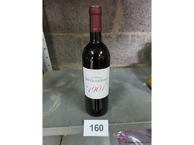 Fles 0,75 liter "château beauséjour" - afbeelding 1 van  4