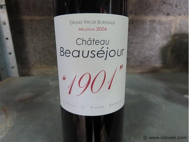 Fles 0,75 liter "château beauséjour" - afbeelding 2 van  4