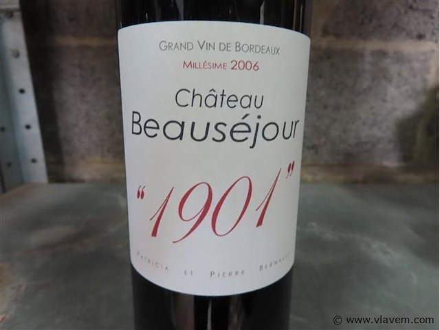 Fles 0,75 liter "château beauséjour" - afbeelding 2 van  4