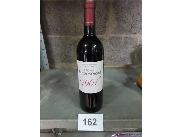 Fles 0,75 liter "château beauséjour" - afbeelding 1 van  4