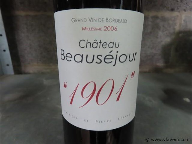 Fles 0,75 liter "château beauséjour" - afbeelding 2 van  4
