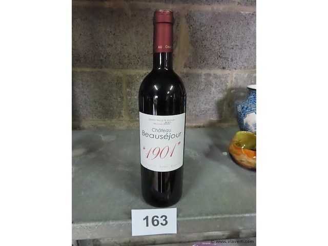 Fles 0,75 liter "château beauséjour" - afbeelding 1 van  4