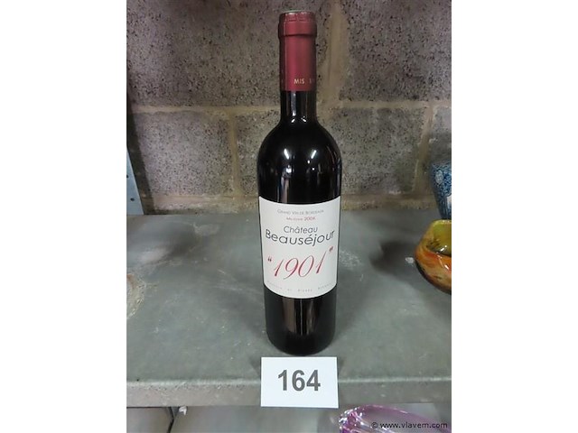 Fles 0,75 liter "château beauséjour" - afbeelding 1 van  4