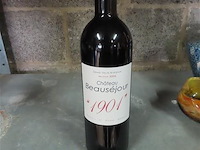 Fles 0,75 liter "château beauséjour" - afbeelding 1 van  4