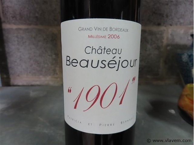 Fles 0,75 liter "château beauséjour" - afbeelding 2 van  4