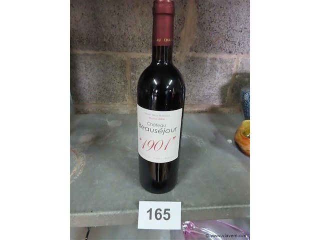 Fles 0,75 liter "château beauséjour" - afbeelding 1 van  4