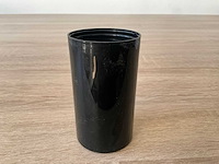 Fles flat base boston round 250 ml 24/410 pet amber overige verpakkingsmaterialen (7046x) - afbeelding 1 van  4