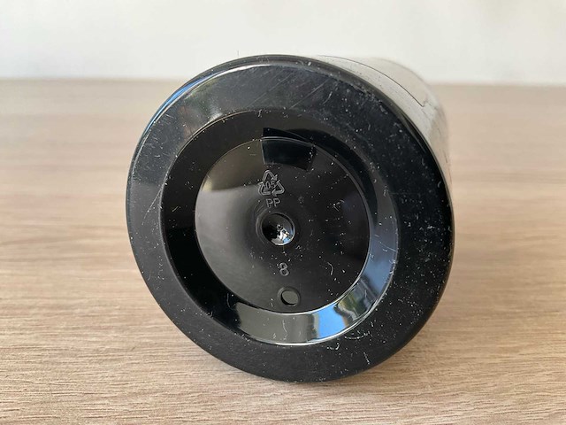 Fles flat base boston round 250 ml 24/410 pet amber overige verpakkingsmaterialen (7046x) - afbeelding 3 van  4