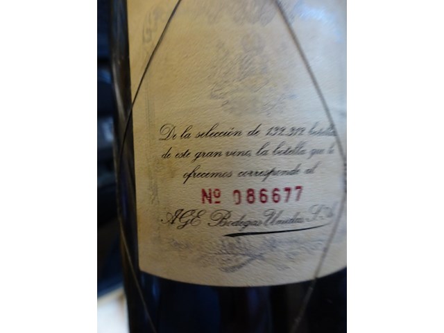 Fles in kist gran reserva age 1981 - afbeelding 4 van  4