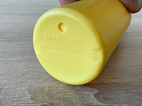 Fles non aerosol tubular 150ml pehd 24/410 pantone 128c fles (2470x) - afbeelding 3 van  4