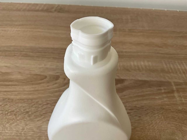 Fles ovaal 500ml pehd wit 40gr snap-on hals ts1 fles (7719x) - afbeelding 2 van  5