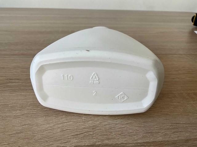 Fles ovaal 500ml pehd wit 40gr snap-on hals ts1 fles (7719x) - afbeelding 4 van  5