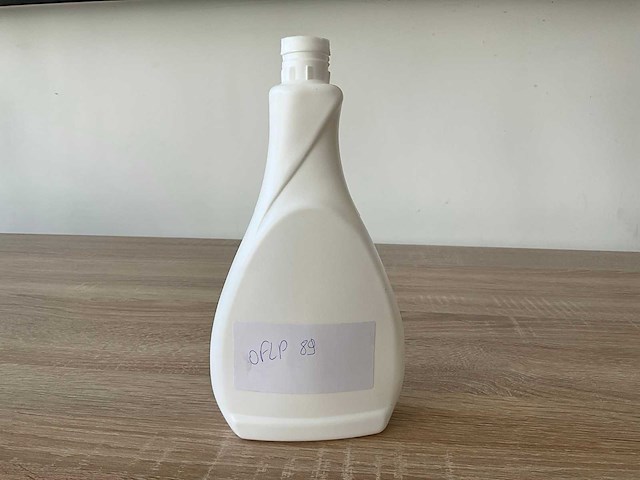 Fles ovaal 500ml pehd wit 40gr snap-on hals ts1 fles (7719x) - afbeelding 5 van  5